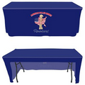 6' Customized Open Back Fitted Table Cover